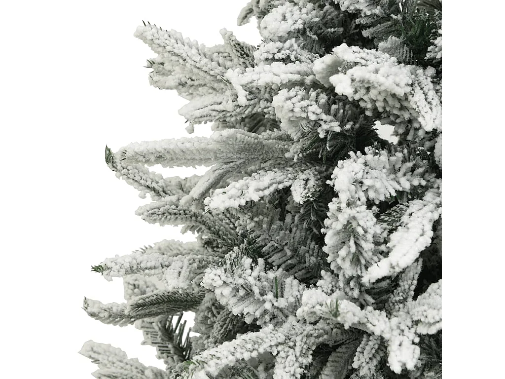 Árvore de Natal artificial com neve 150 cm PVC e PE verde