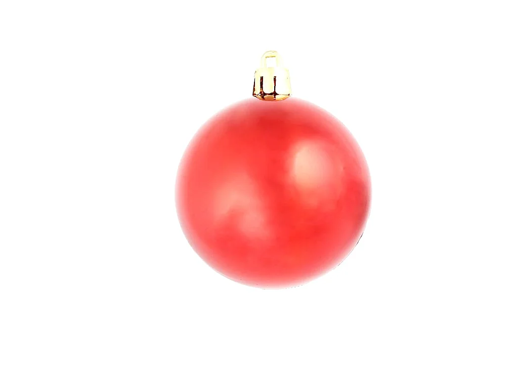 100-delige Kerstballenset 3/4/6 cm rood