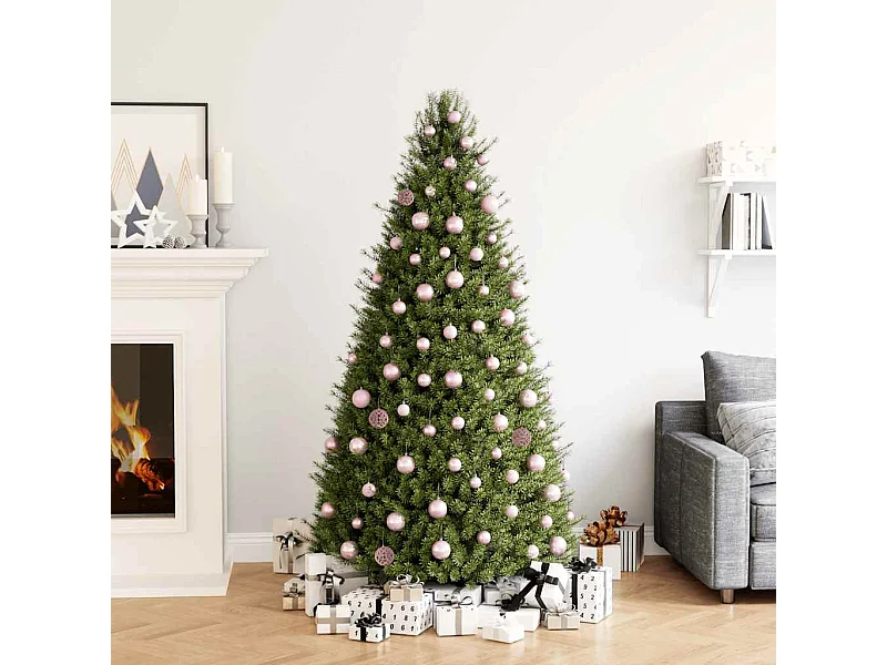 100-delige Kerstballenset roze