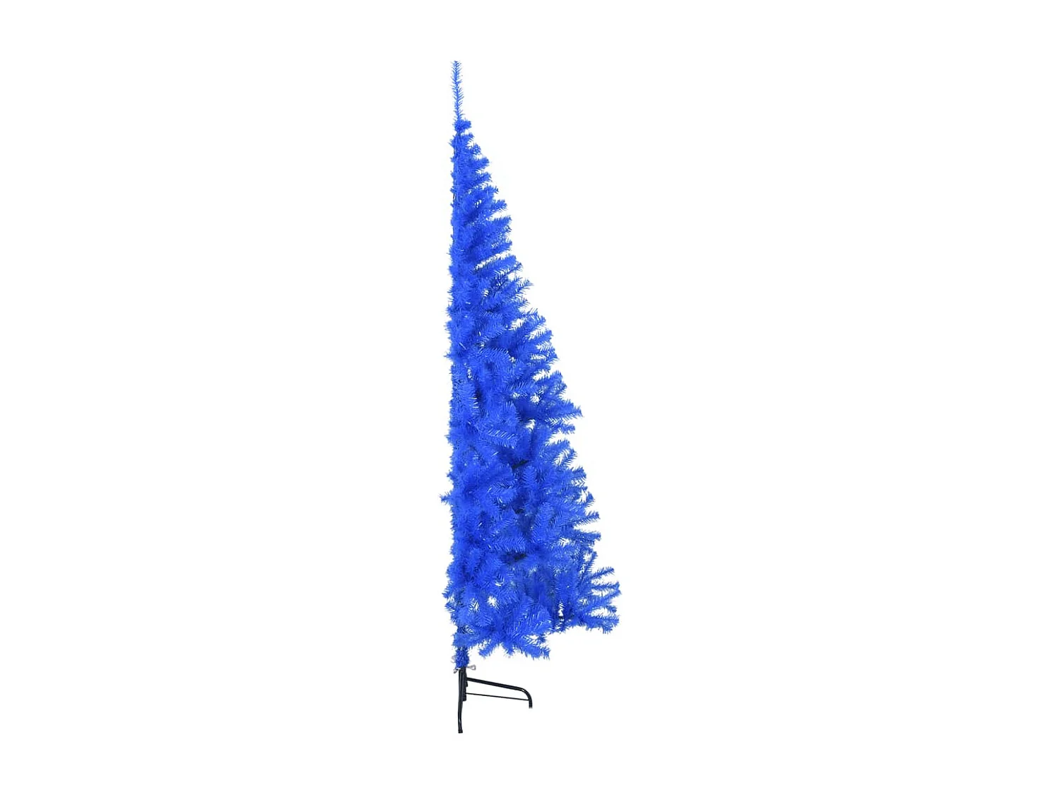 Künstlicher Halb-Weihnachtsbaum mit Ständer Blau 180 cm PVC