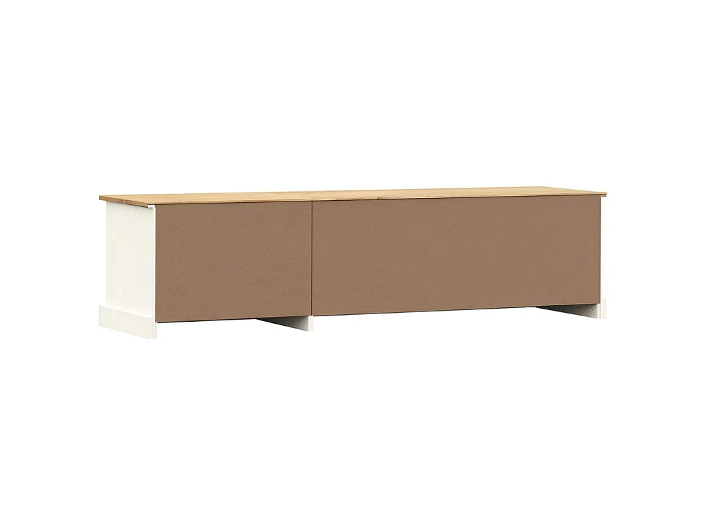Mueble para TV VIGO madera maciza de pino blanco 156x40x40 cm