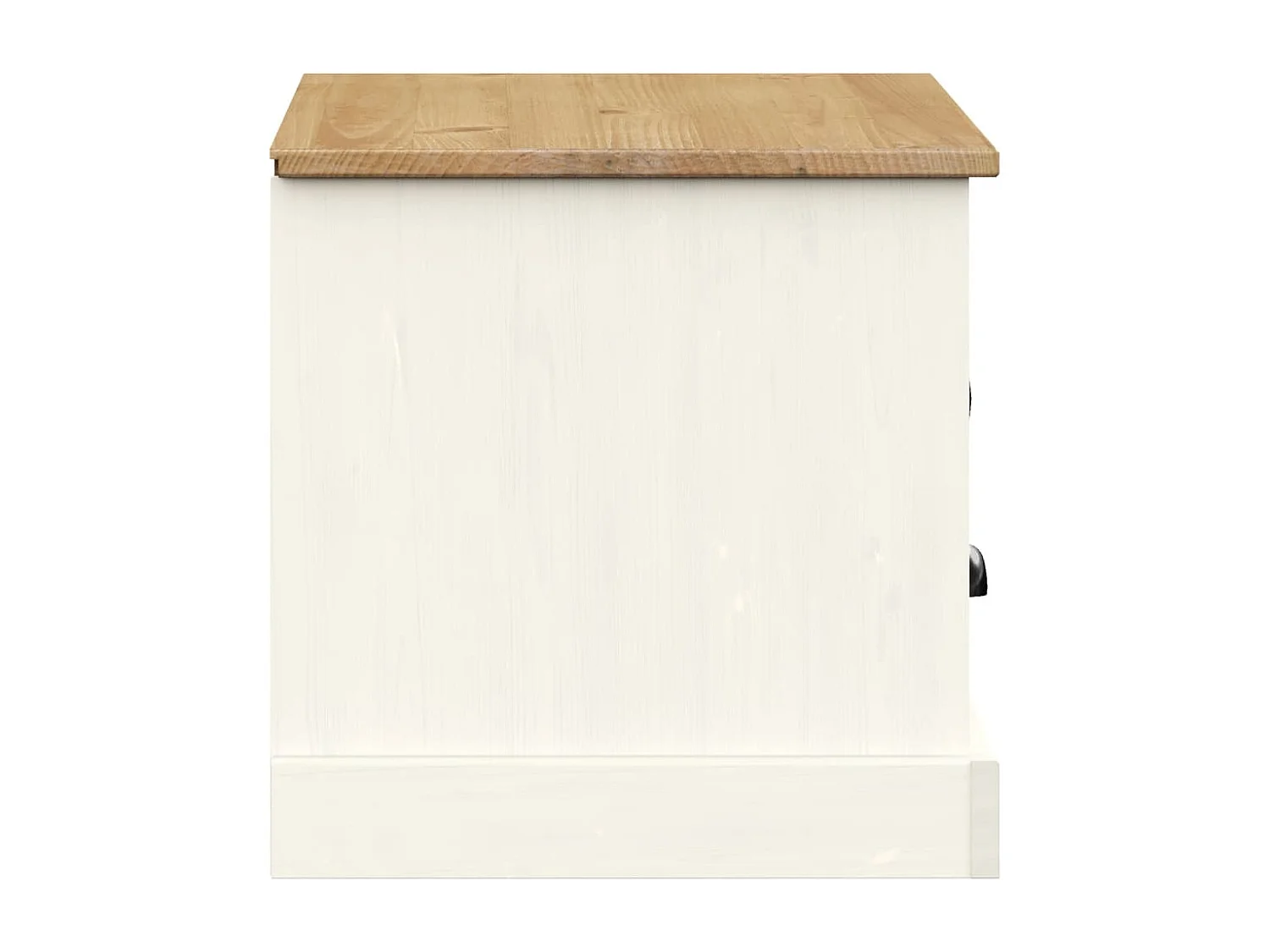 Tv-meubel VIGO 106x40x40 cm massief grenenhout wit