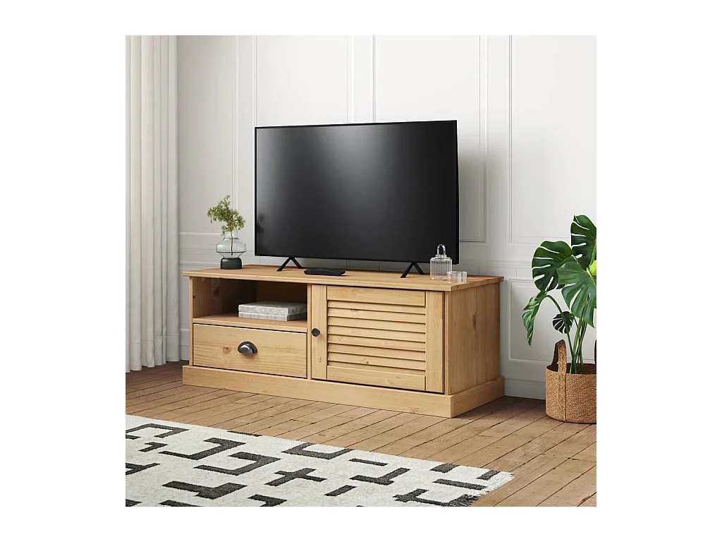 Meuble TV VIGO 106x40x40 cm bois massif de pin
