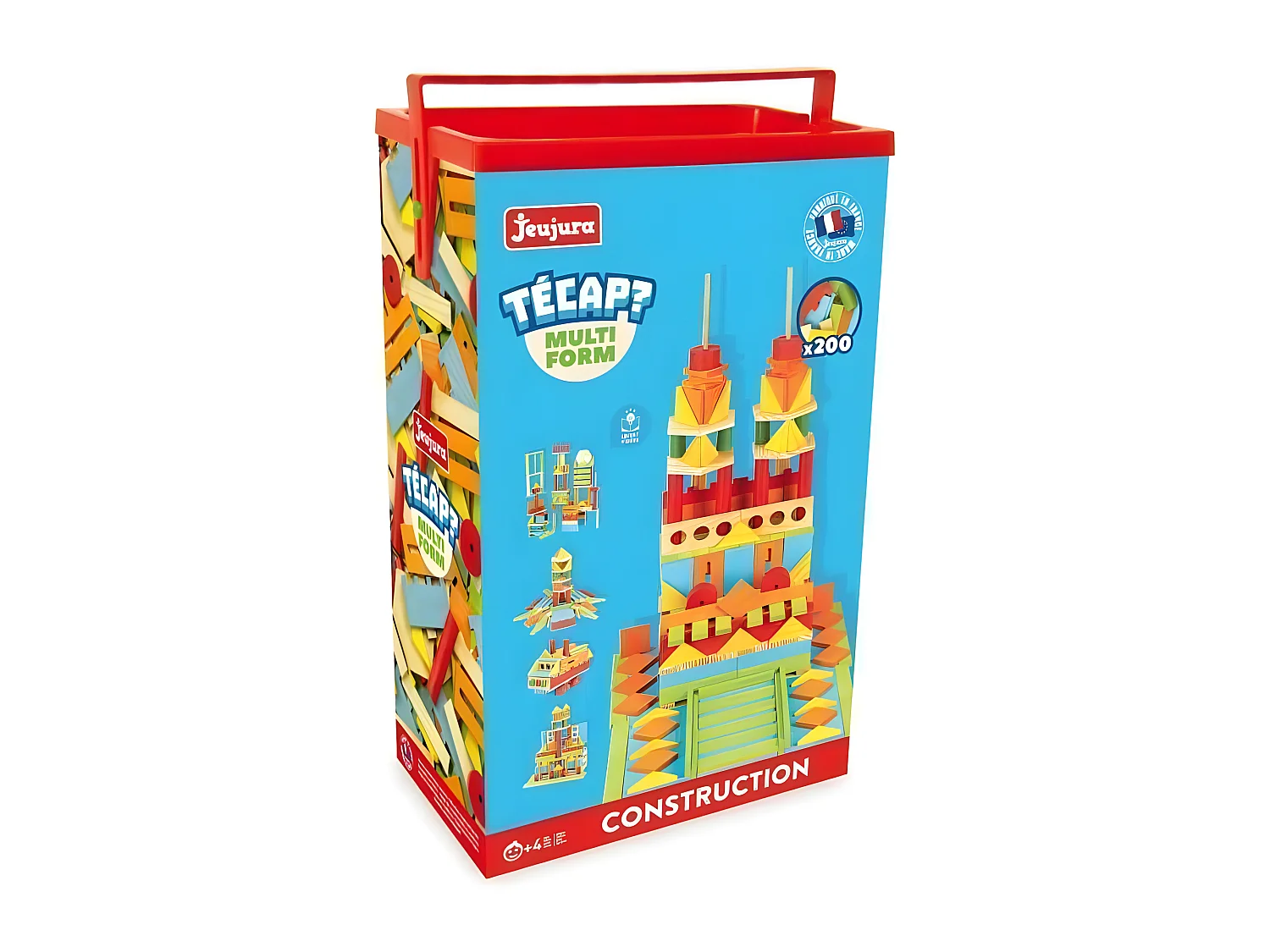 JEUJURA Tecap Multiform - 200 planchettes en bois