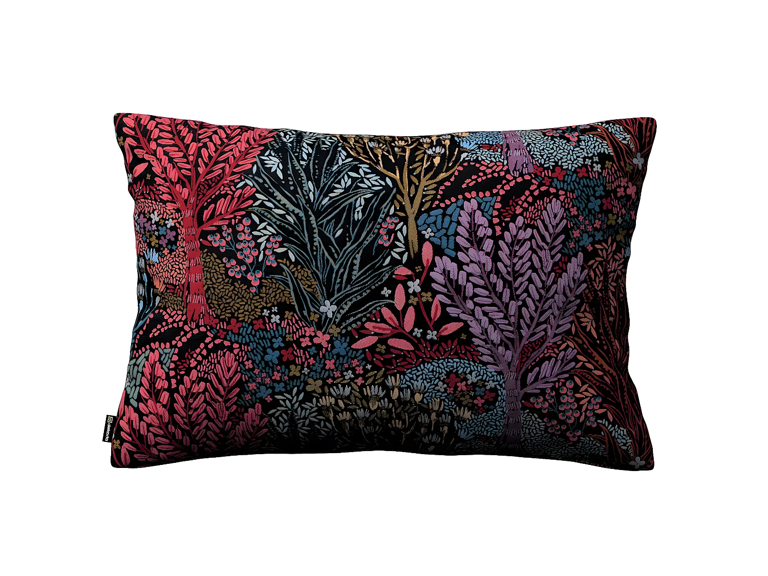 KISSENHÜLLE Intenso schwarz, 47x28 cm