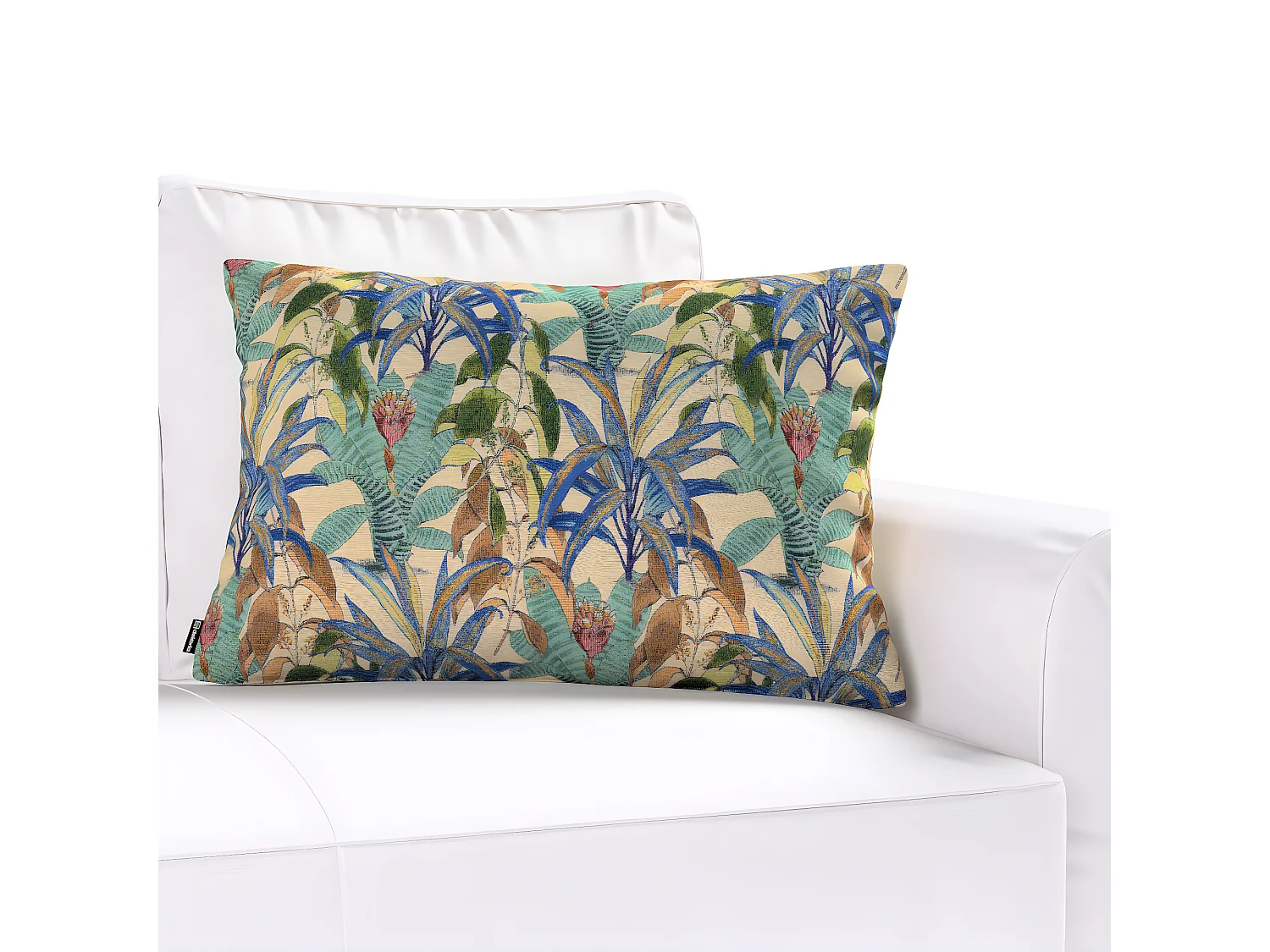 KISSENHÜLLE Intenso blau, 47x28 cm