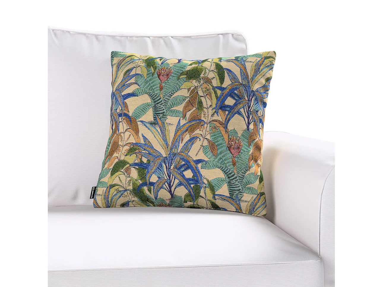 KISSENHÜLLE Intenso blau, 43x43 cm