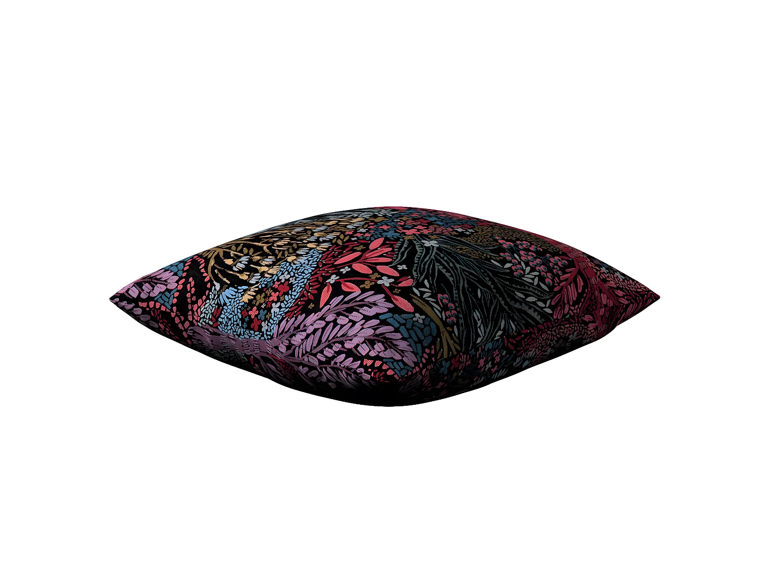 KISSENHÜLLE Intenso schwarz, 43x43 cm