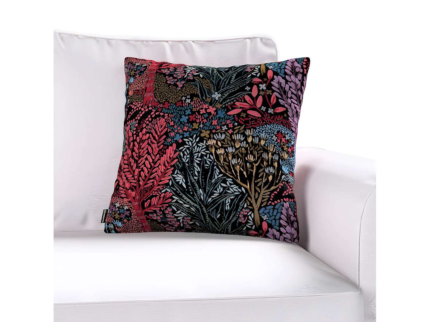 KISSENHÜLLE Intenso schwarz, 43x43 cm