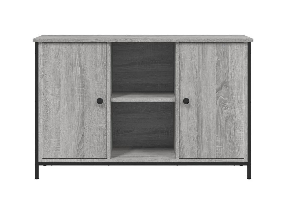 TV-Schrank Grau Sonoma-Eiche 100x35x65 cm Holzwerkstoff