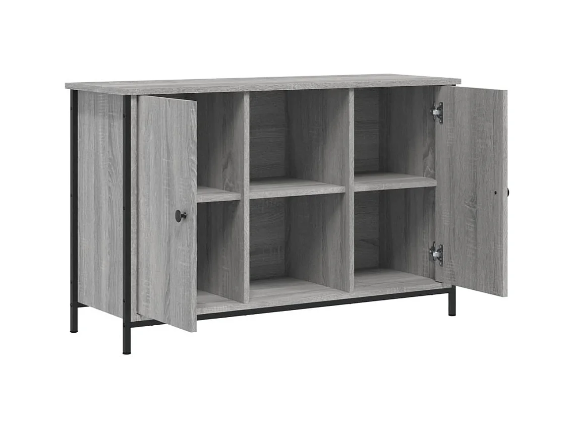 TV-Schrank Grau Sonoma-Eiche 100x35x65 cm Holzwerkstoff