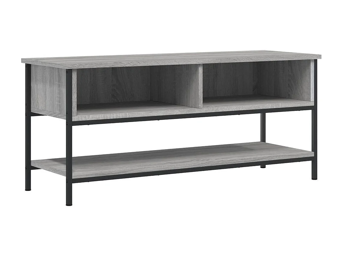 Meuble TV sonoma gris 100x35x45 cm bois d'ingénierie