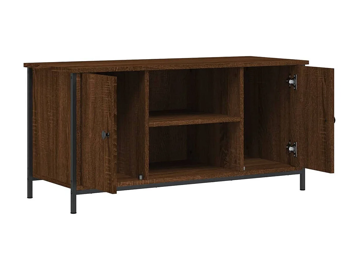 Meuble TV Chêne marron 100x40x50 cm Bois d'ingénierie
