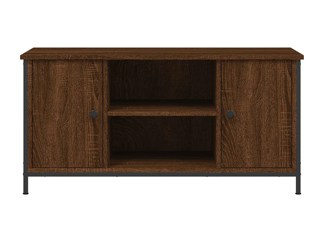 Meuble TV Chêne marron 100x40x50 cm Bois d'ingénierie