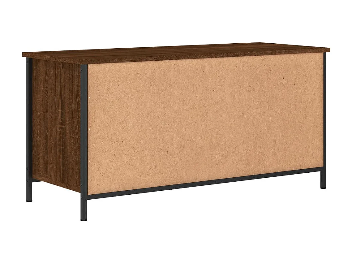 Meuble TV Chêne marron 100x40x50 cm Bois d'ingénierie