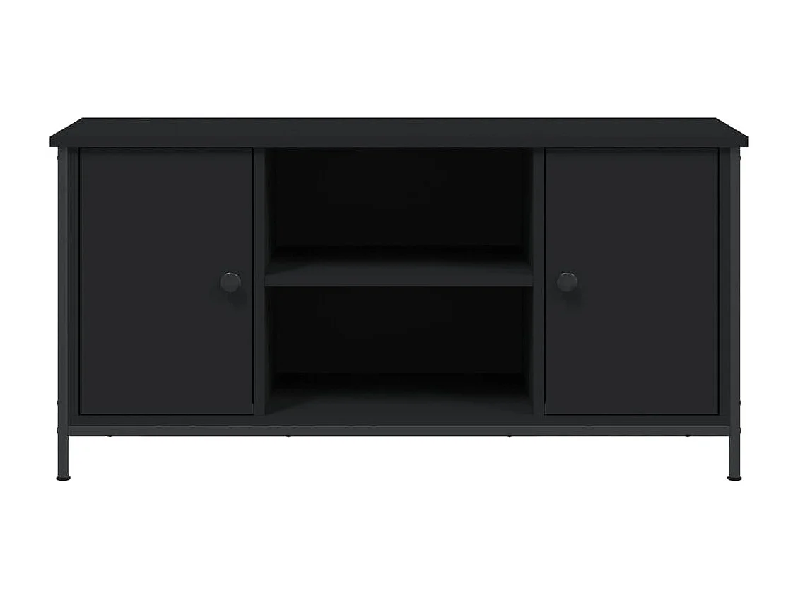Meuble TV Noir 100x40x50 cm Bois d'ingénierie