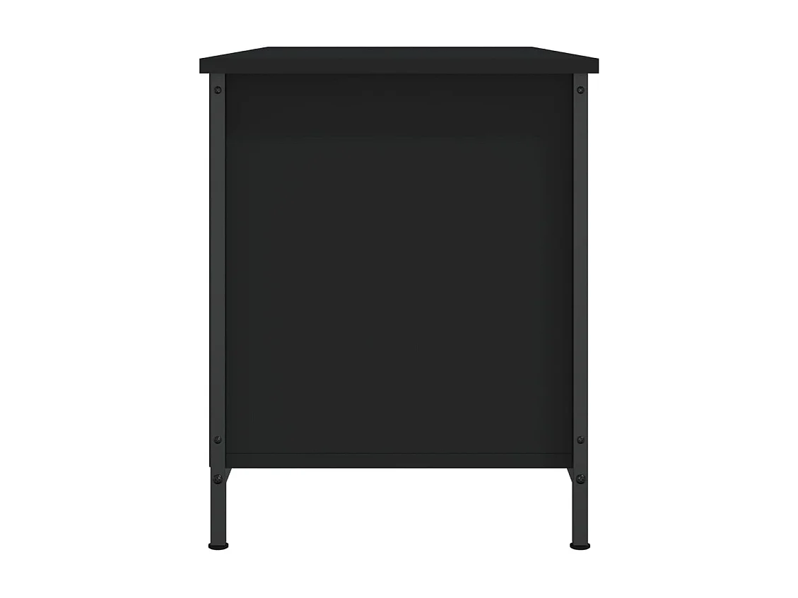 Meuble TV Noir 100x40x50 cm Bois d'ingénierie