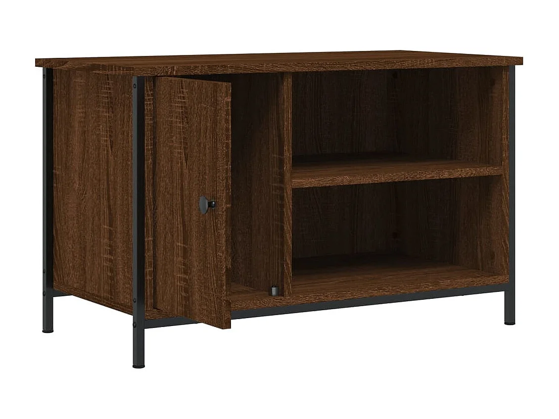 Móvel de TV 80x40x50 cm derivados de madeira carvalho castanho