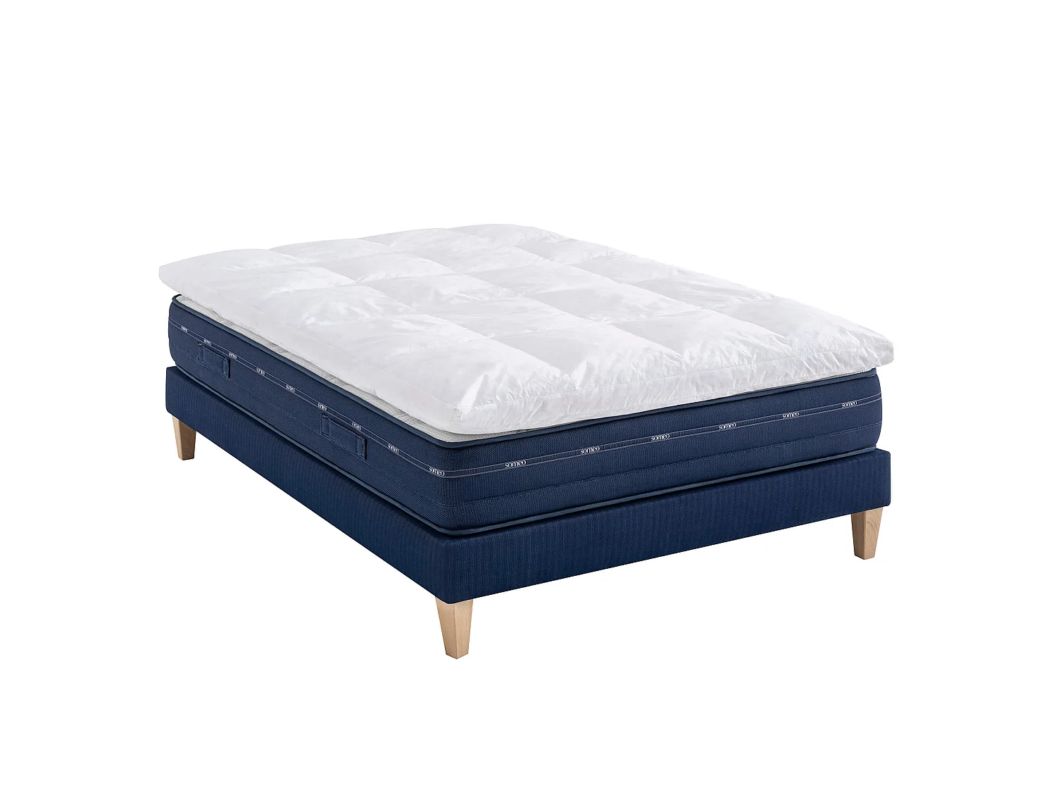 Surmatelas duvet et plumes de canard 200x200 Someo Rêve