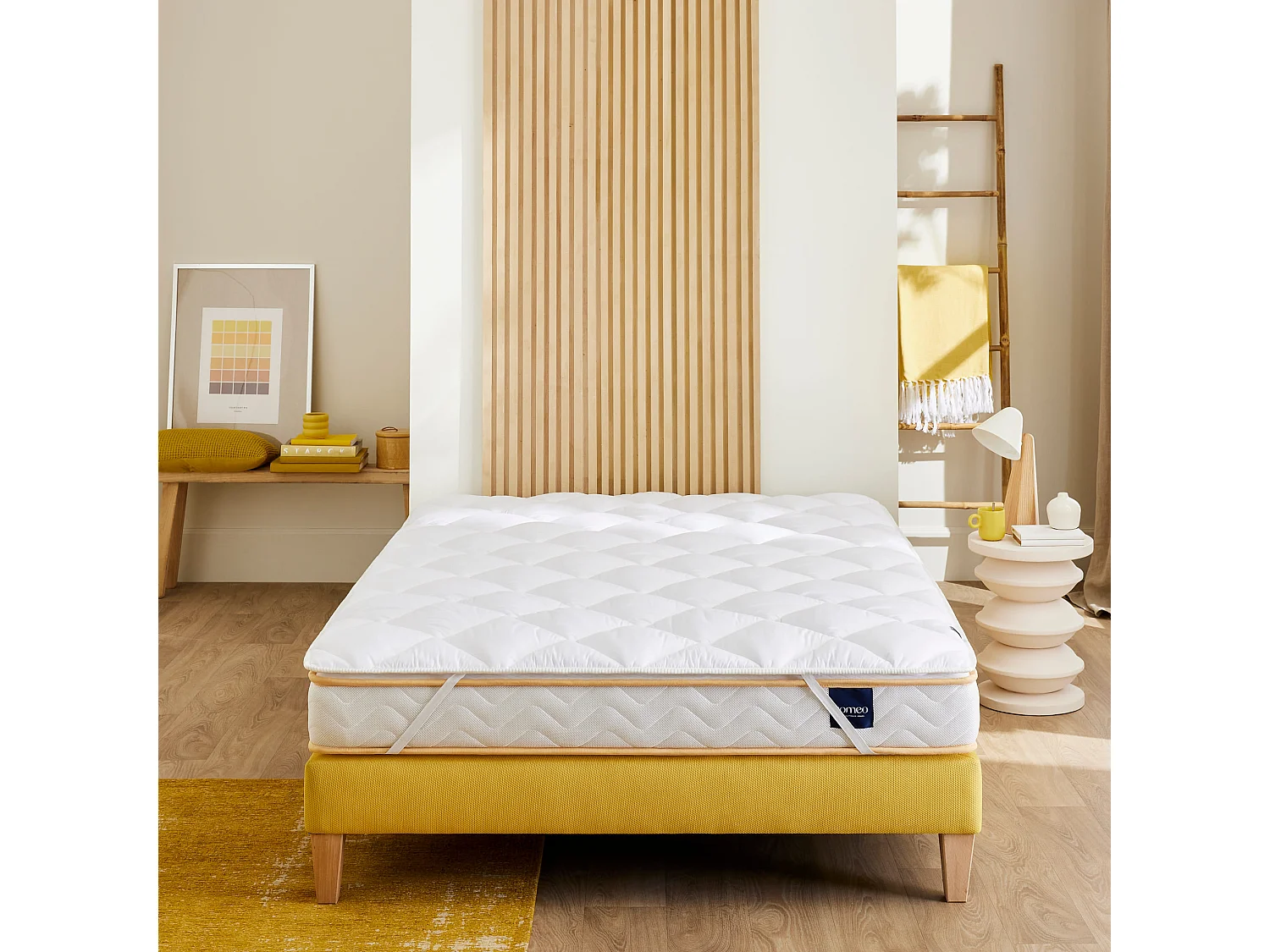 Surmatelas moelleux et respirant 160x190 Someo Aurore