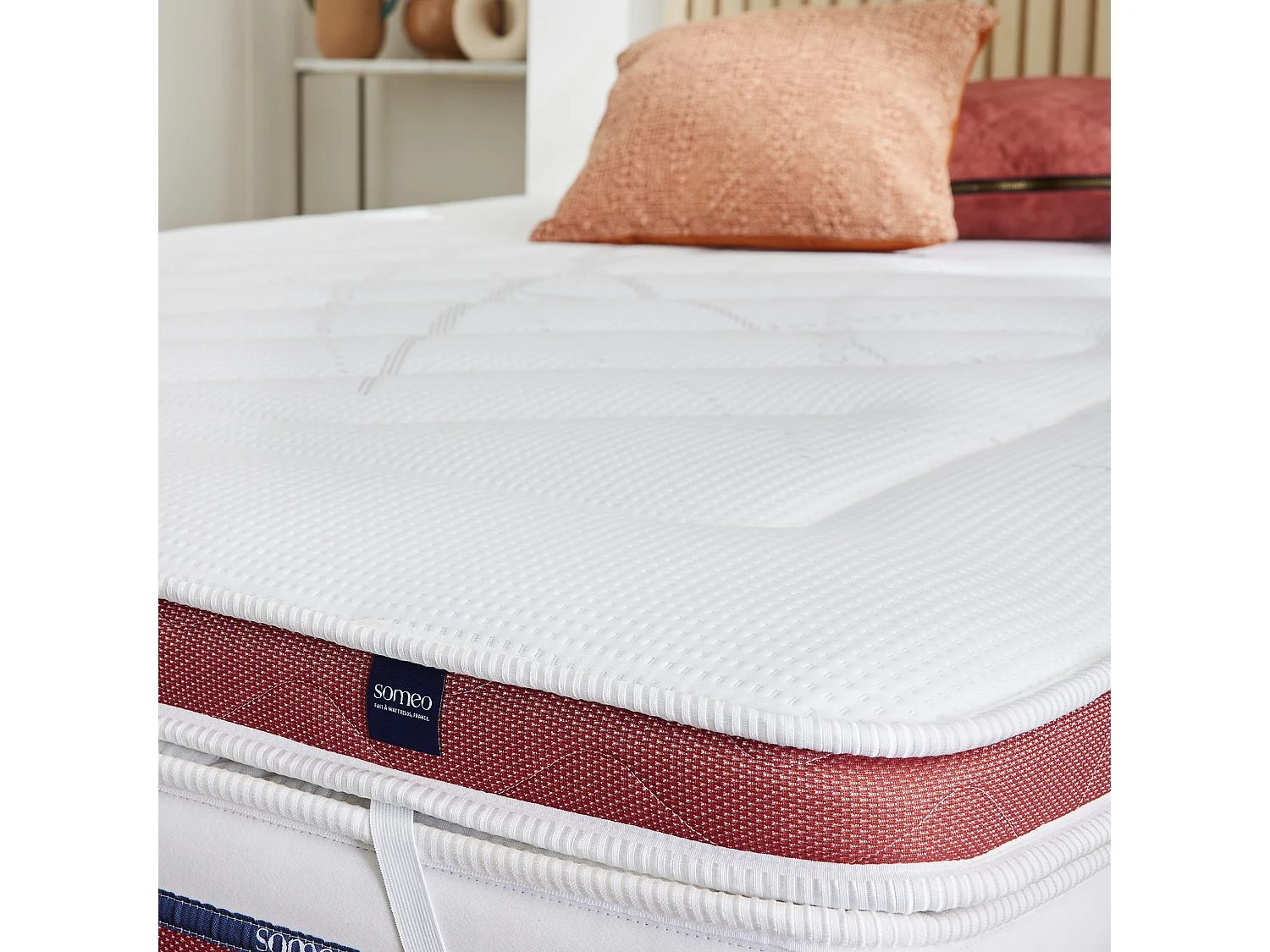 Surmatelas latex 80x200 ferme Someo Crépuscule