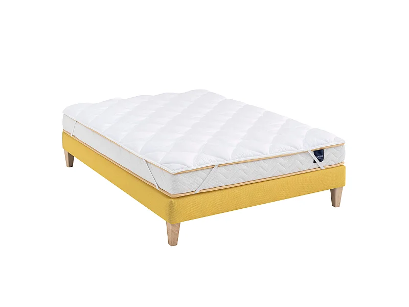 Surmatelas moelleux et respirant 180x200 Someo Aurore
