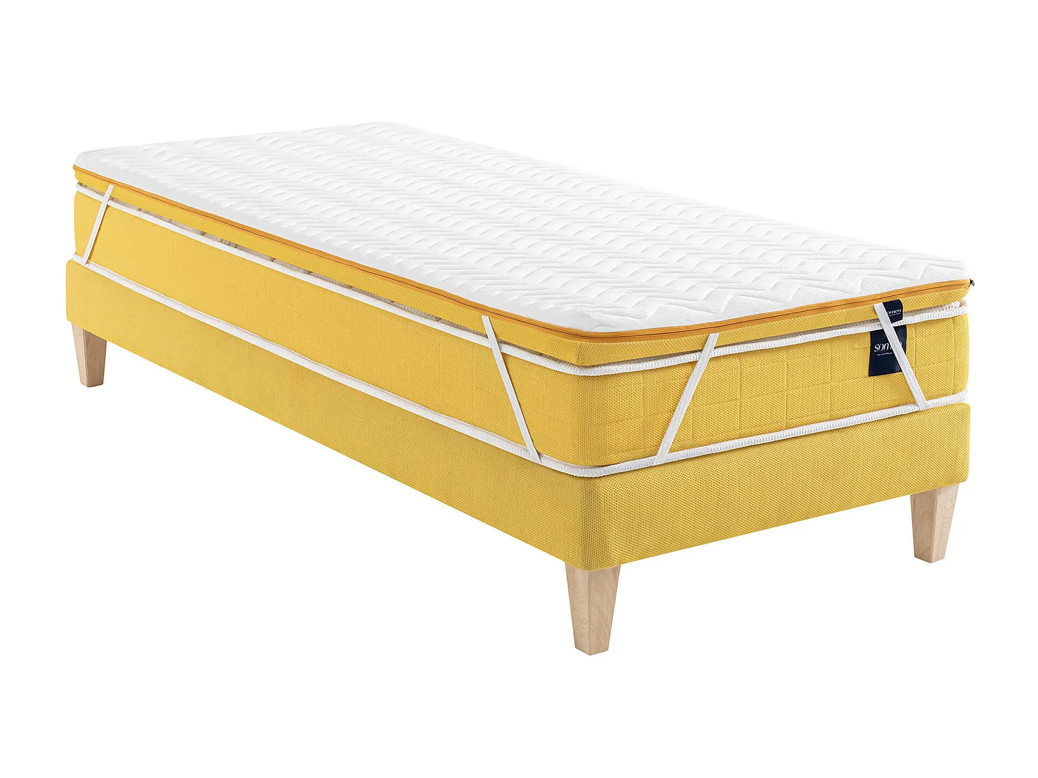 Surmatelas mousse 90x200 ferme Someo Aurore