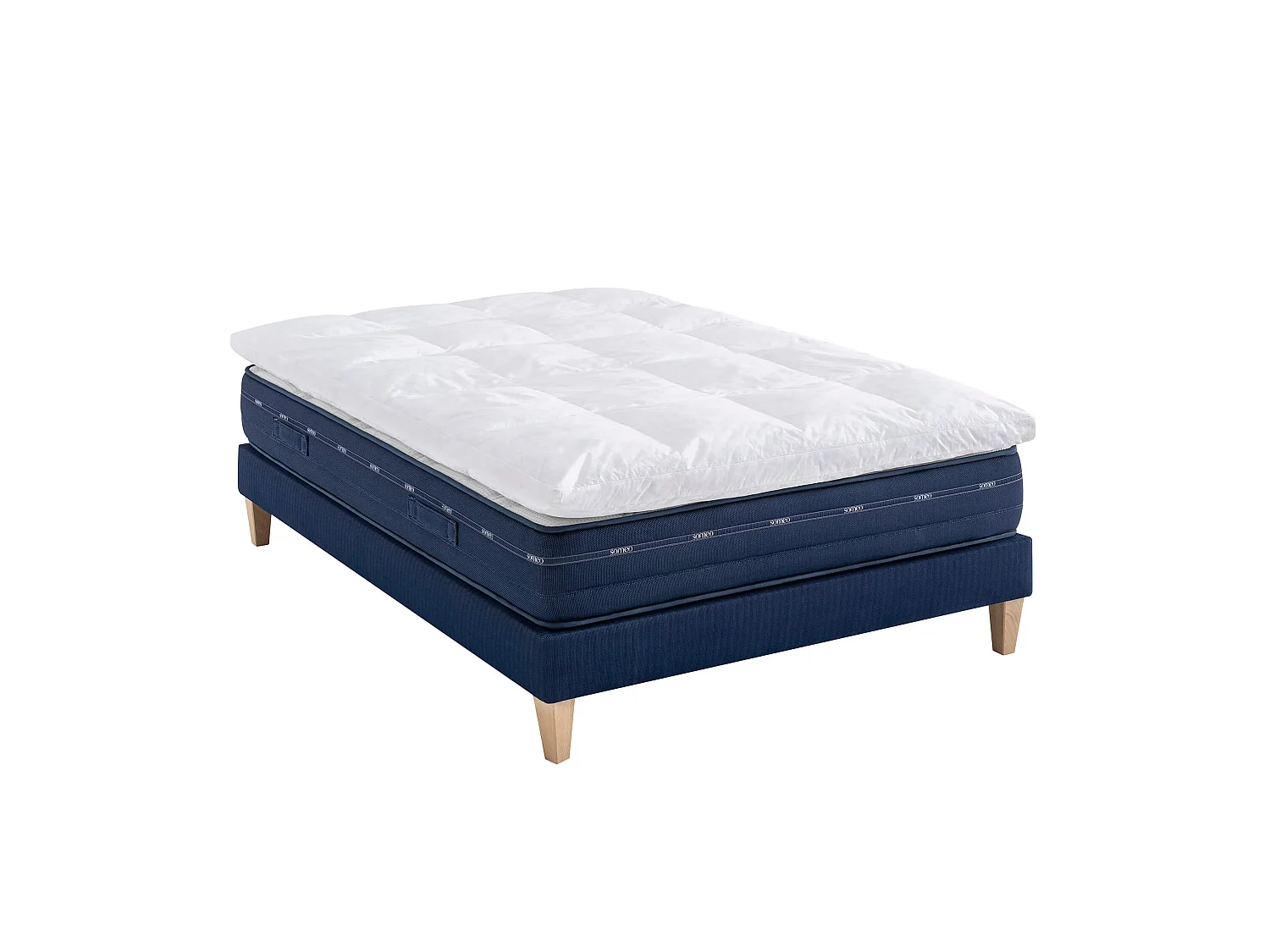 Surmatelas duvet et plumes de canard 180x200 Someo Rêve