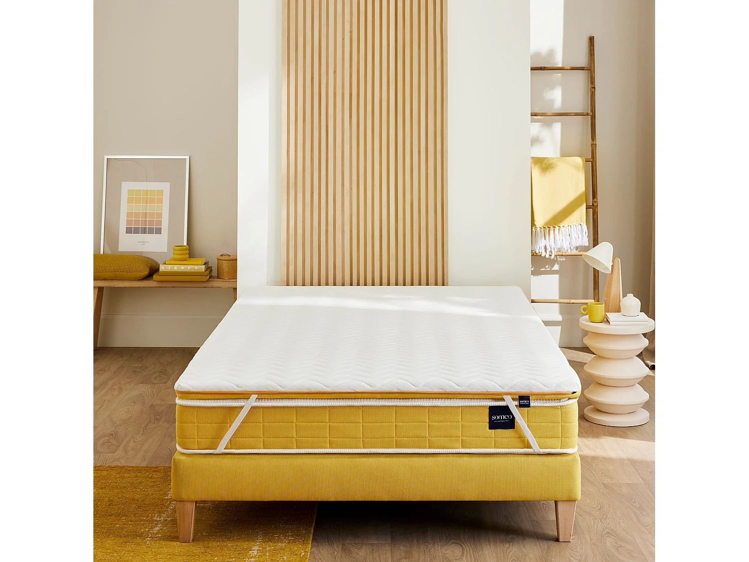 Surmatelas mousse 140x200 ferme Someo Aurore