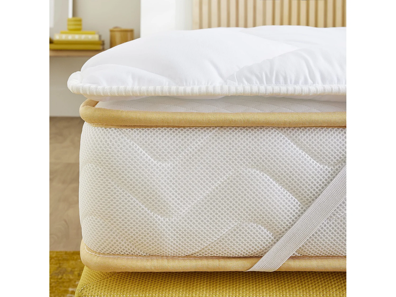 Surmatelas moelleux et respirant 160x200 Someo Aurore