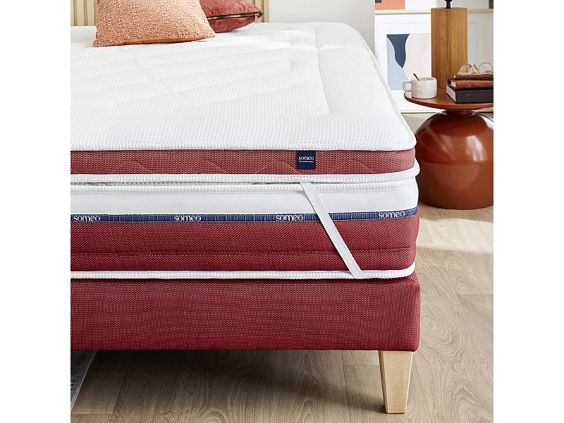 Surmatelas latex 120x190 ferme Someo Crépuscule