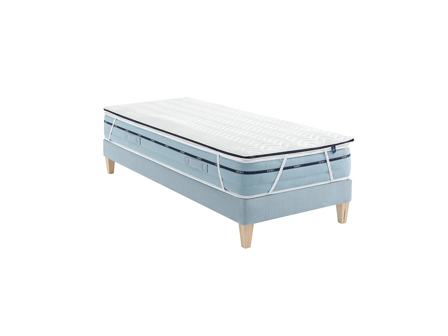Surmatelas mémoire de forme 110x190 5 cm Someo Songe