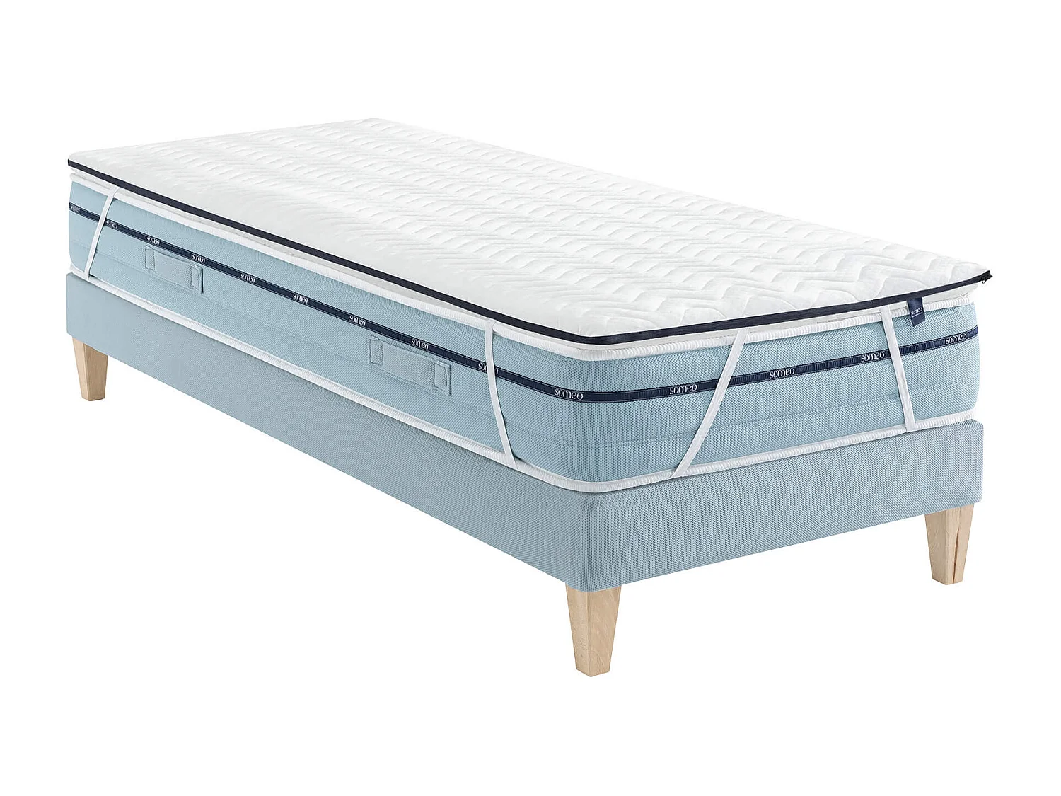 Surmatelas mémoire de forme 90x200 5 cm Someo Songe