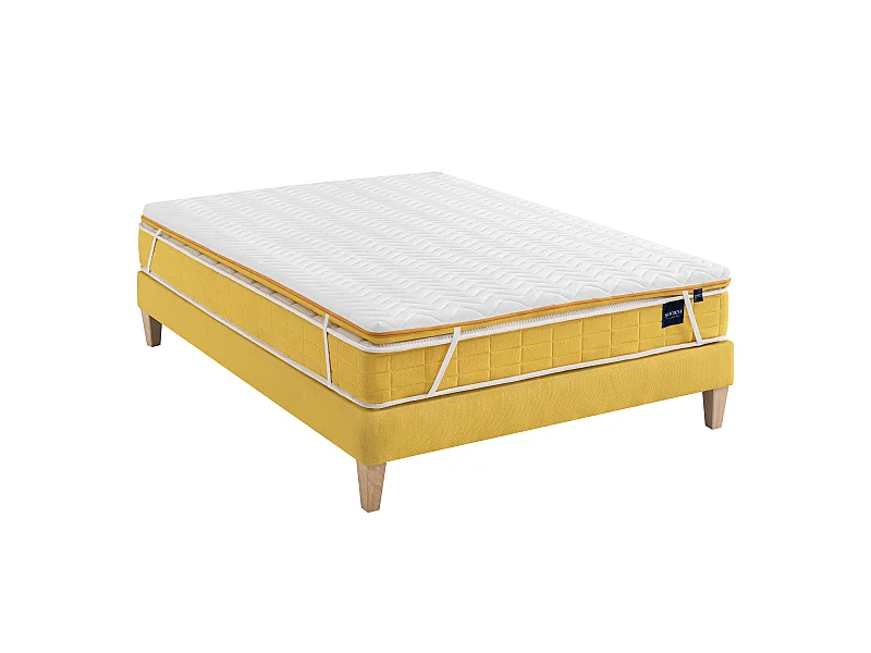 Surmatelas mousse 200x200 ferme Someo Aurore