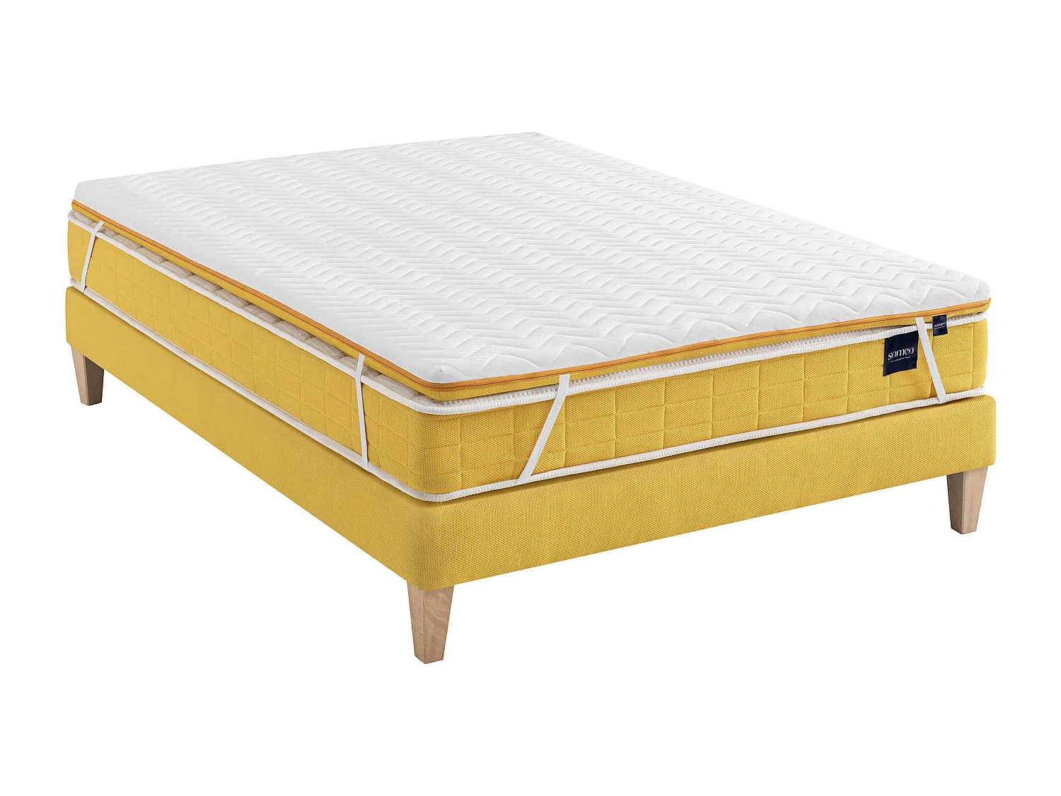Surmatelas mousse 200x200 ferme Someo Aurore