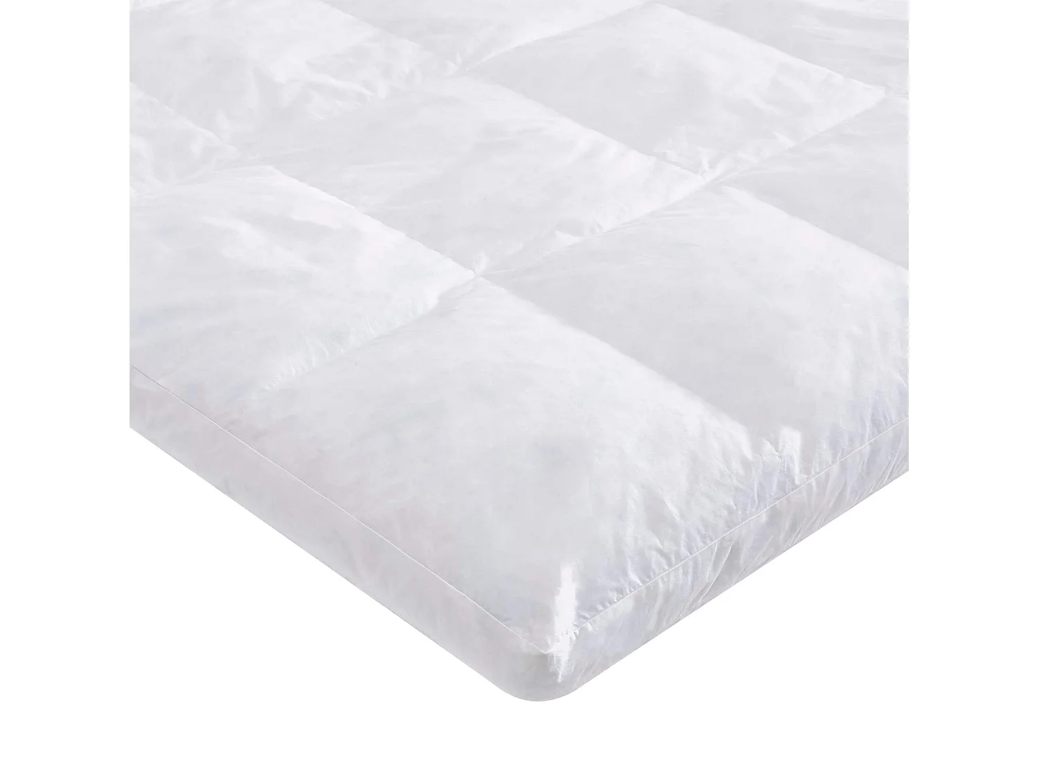 Surmatelas duvet et plumes de canard 140x200 Someo Rêve