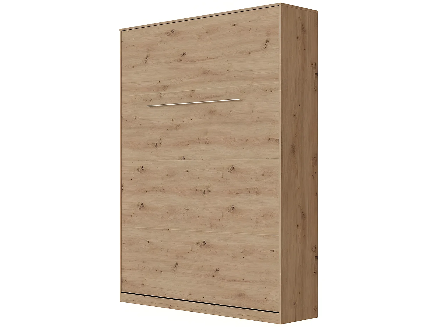 Armoire Lit escamotable 140x200cm Lit Rabattable Lit Mural Supérieur Vertical Chêne Sauvage/Chêne Sauvage