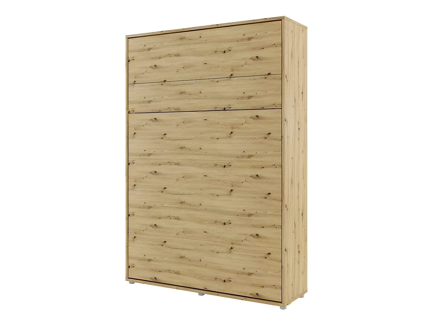 Lenart Armoire Lit escamotable Vertical 140x200 cm Chêne artisan Lit Rabattable Lit Mural"Consus"