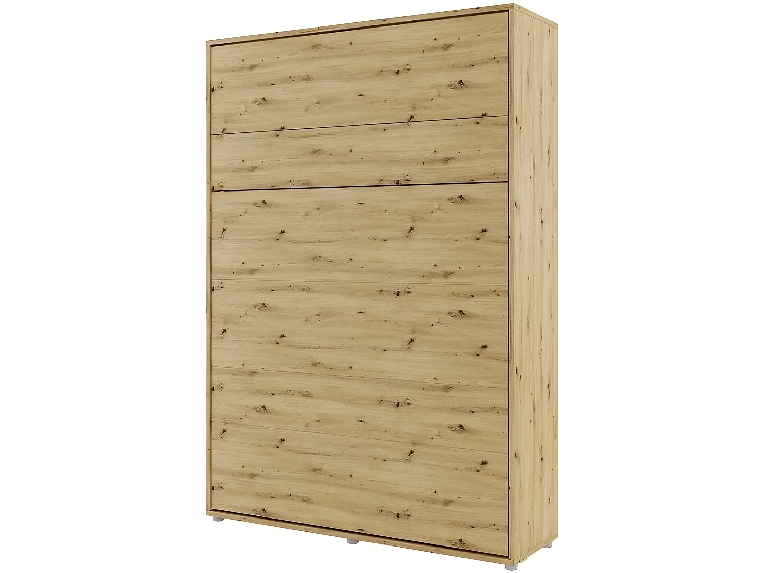 Lenart Armoire Lit escamotable Vertical 140x200 cm Chêne artisan Lit Rabattable Lit Mural"Consus"