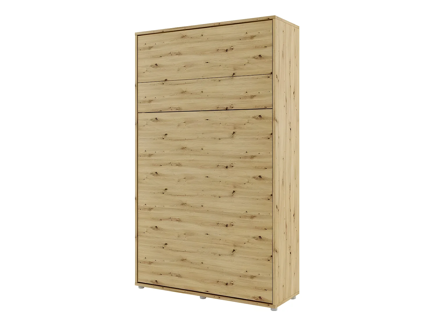 Lenart Armoire Lit escamotable Vertical 120x200 cm Chêne artisan Lit Rabattable Lit Mural"Consus"