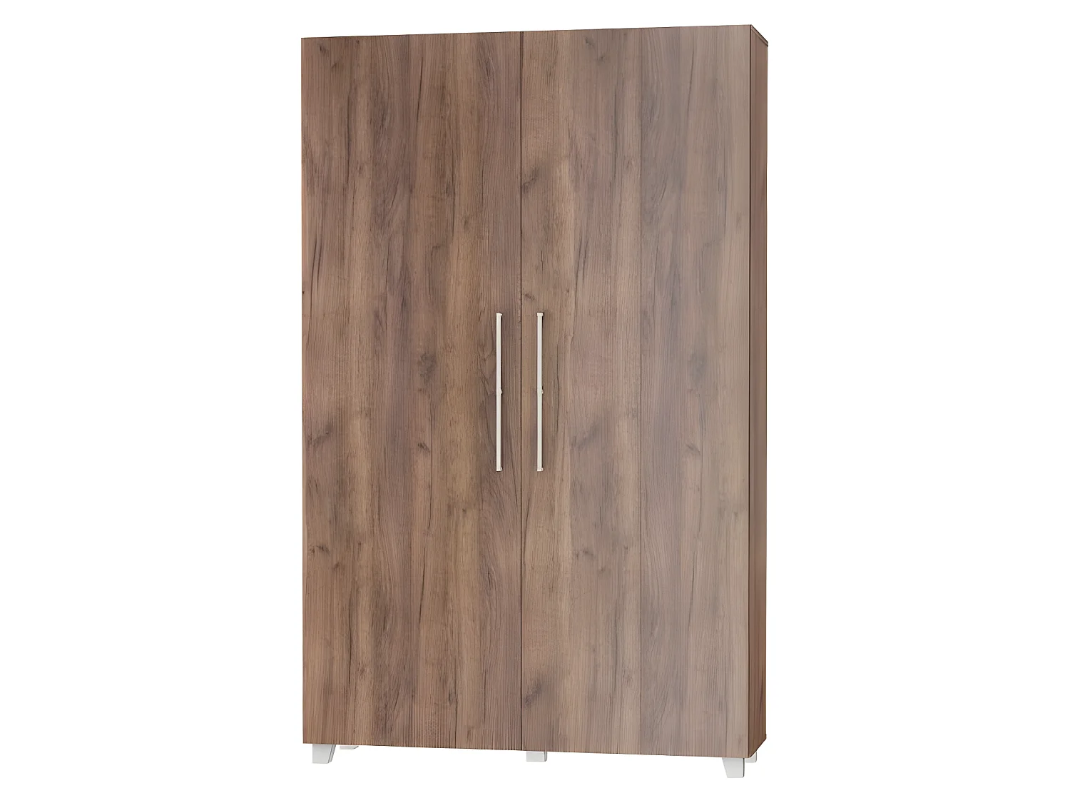 Armoire Lit escamotable Vertical 120x200 cm couleur Tabac foncé avec porte Lit Rabattable Lit Mural Todor