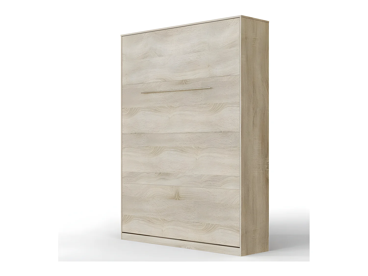 Armoire Lit escamotable 140x200cm Lit Rabattable Lit Mural Supérieur Vertical Chêne Sonoma /Chêne Sonoma