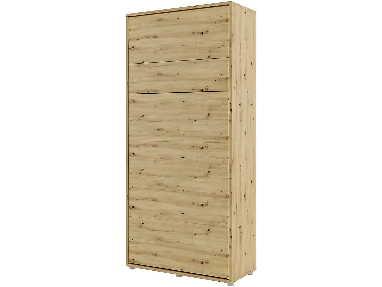 Lenart Armoire Lit escamotable Vertical 90x200 cm Chêne artisan Lit Rabattable Lit Mural"Consus"