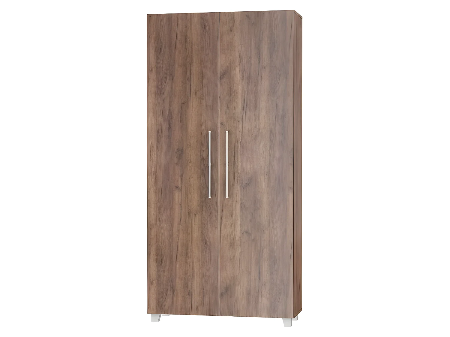 Armoire Lit escamotable Vertical 90x200 cm couleur avec porte Tabac foncé Lit Rabattable Lit Mural Todor