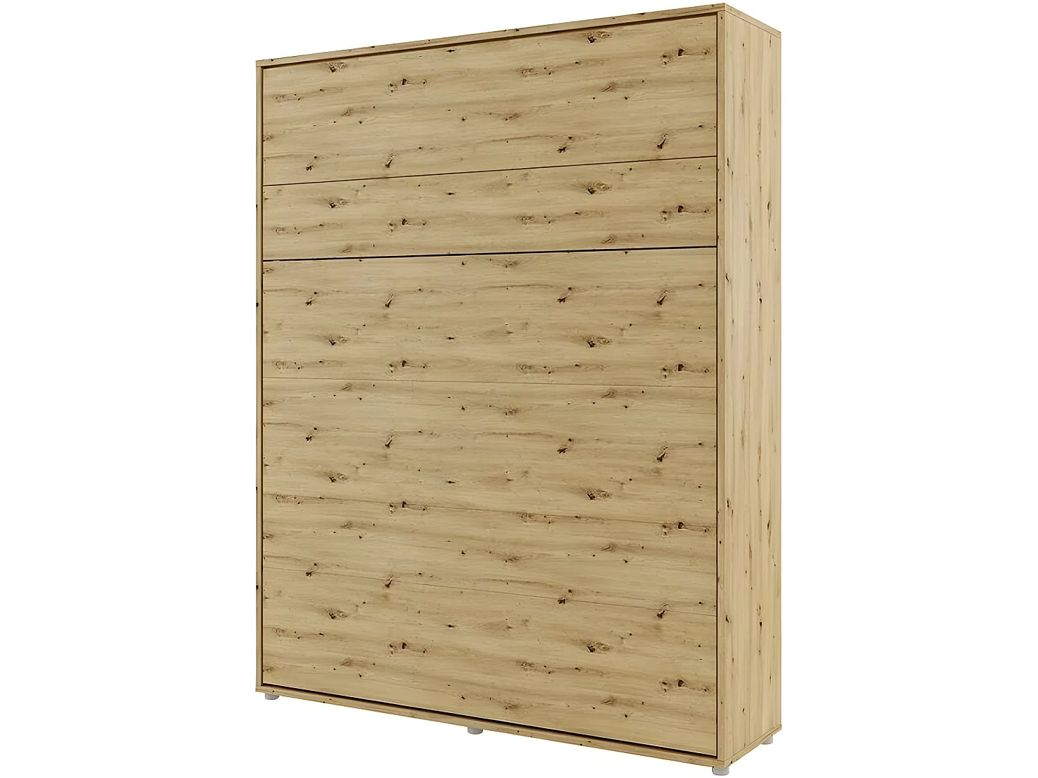 Lenart Armoire Lit escamotable Vertical 160x200 cm Chêne artisan Lit Rabattable Lit Mural"Consus"