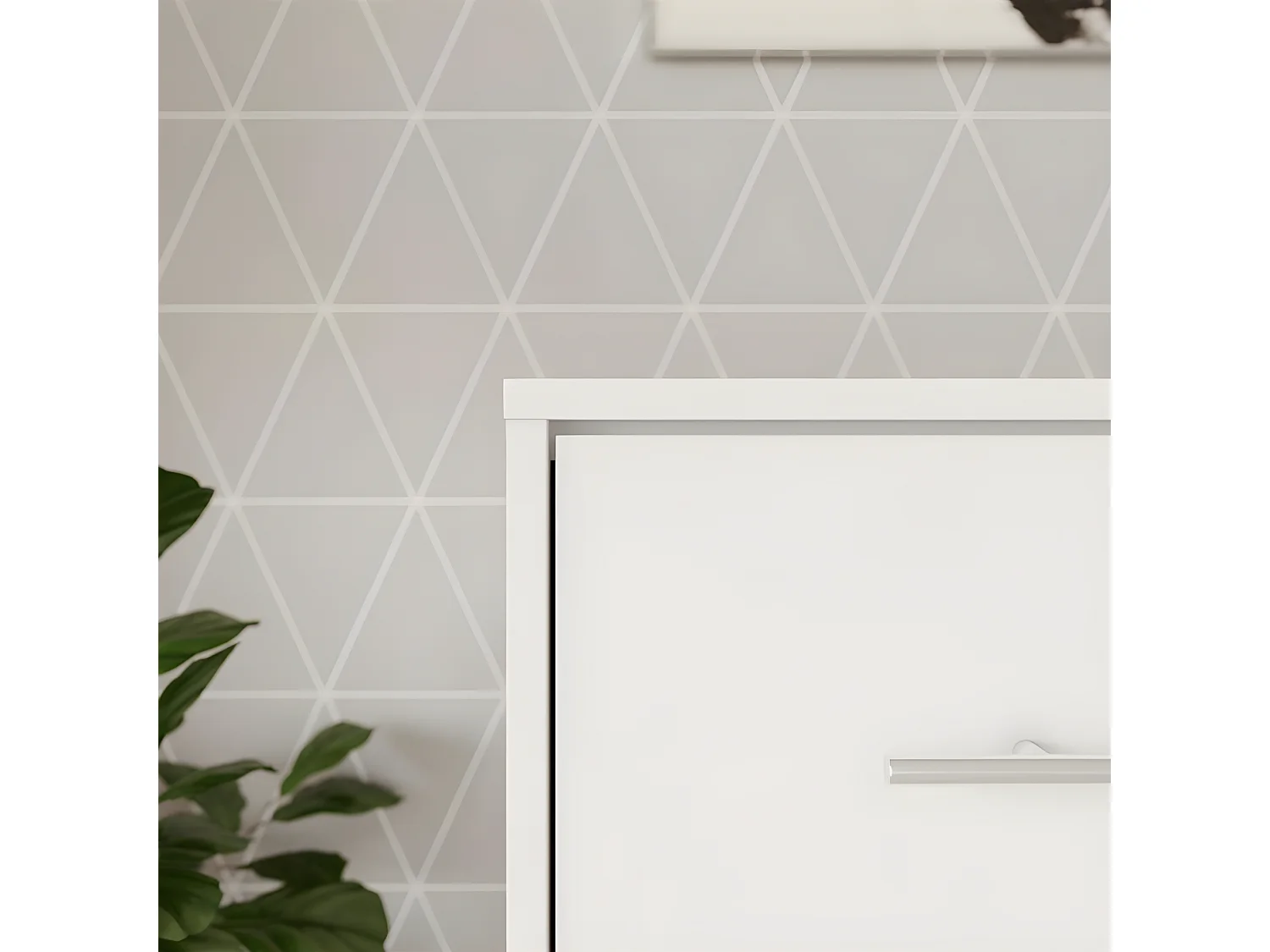 Armoire Lit escamotable 90x200cm Supérieur Horizontal Lit Rabattable Lit Mural Blanc/blanc