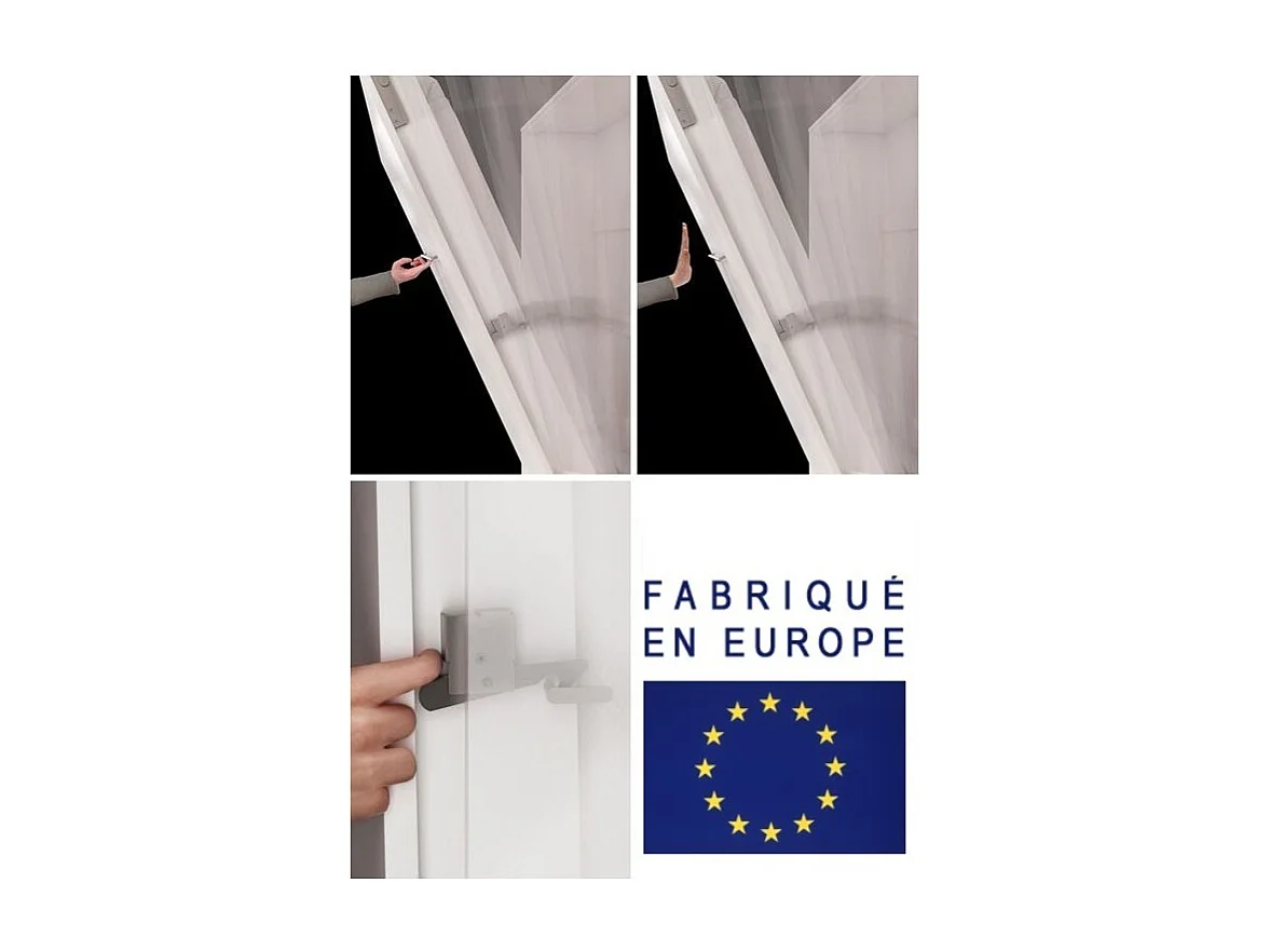 Lenart Armoire Lit escamotable Horizontal 140x200 cm Blanc brillant Lit Rabattable Lit Mural Consus pro