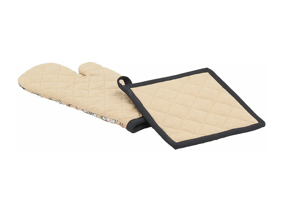 Ensemble gant et manique Chats mignons