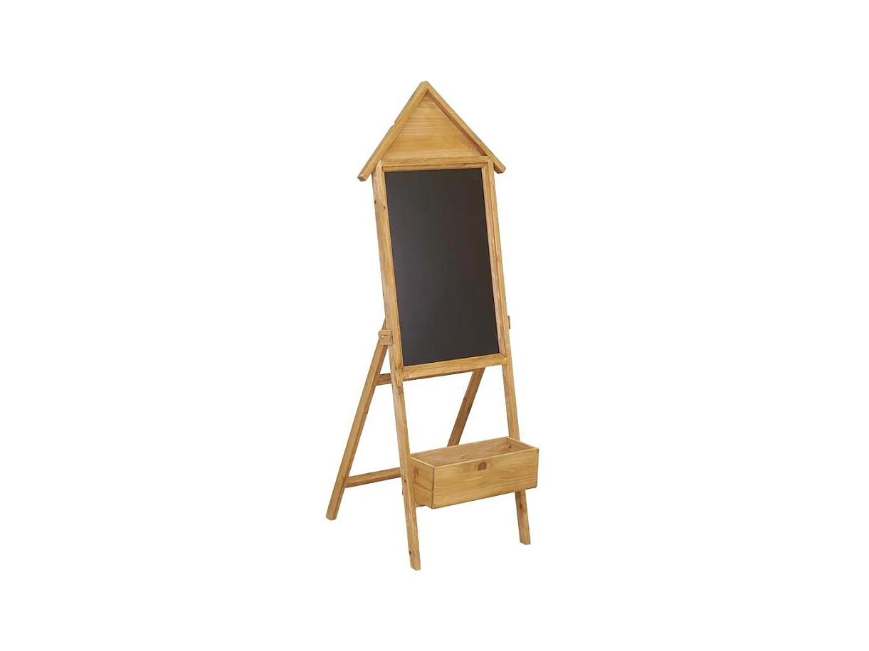 Tableau noir Maison sur pieds avec rangement