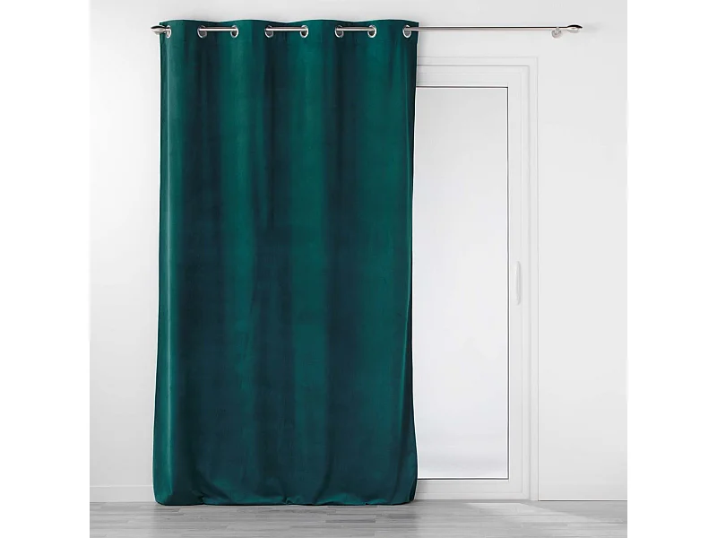 Cortina de decoración en terciopelo con relieve 140 x 260 cm